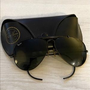 Vintage Ray Ban Aviator Style Sunglasses